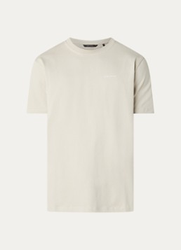 Airforce Heren T-shirt met logo in de kleur Khaki, maat: XXL