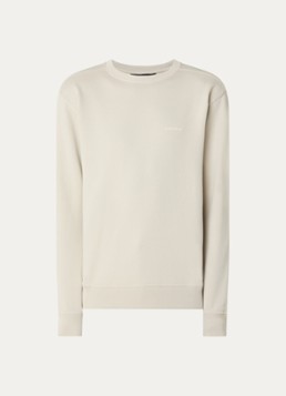Airforce Heren Sweater met logo in de kleur Beige, maat: XL