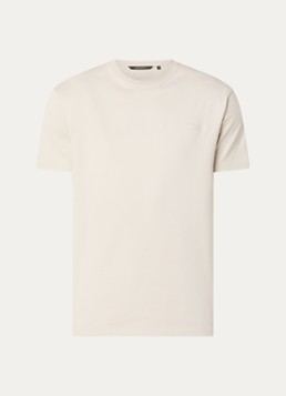Airforce Heren Dipilopia T-shirt met logoborduring in de kleur Beige, maat: XXL