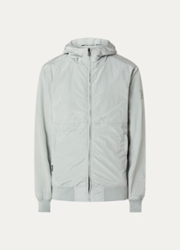 Airforce Heren Windjack met capuchon en ritszakken in de kleur Lindegroen, maat: XL