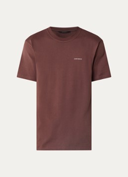 Airforce Heren T-shirt met logo in de kleur Kastanjebruin, maat: XL