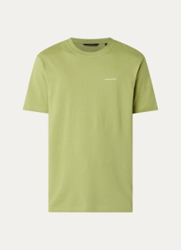 Airforce Heren T-shirt met logo in de kleur Mosgroen, maat: S