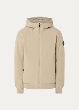 Airforce Heren Gewatteerd jack met capuchon en ritszakken in de kleur Beige, maat: XXL