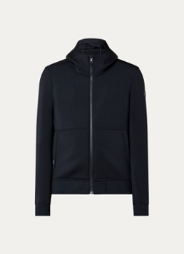 Airforce Heren Scuba jack met capuchon en steekzakken in de kleur Donkerblauw, maat: XXL