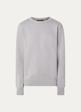 Airforce Heren Sweater van katoen met logo in de kleur Grijs, maat: XXL