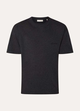 Fear of God Essentials Heren T-shirt met logo in de kleur Antraciet, maat: S