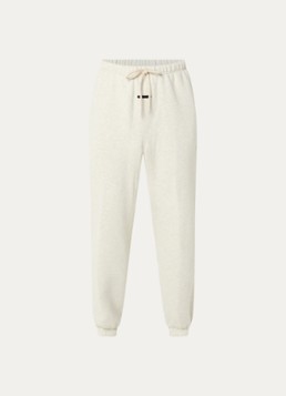 Fear of God Essentials Heren Tapered fit joggingsbroek met steekzakken in de kleur Gebroken wit, maat: XS