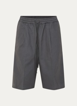 Fear of God Essentials Heren Twill straight fit korte broek met steekzakken in de kleur Donkergrijs, maat: S