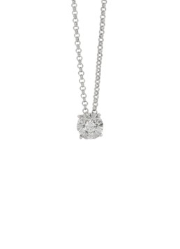 Diamond Point Dames Witgouden hanger met collier, 0.14 ct diamant, Enchanted in de kleur Witgoud