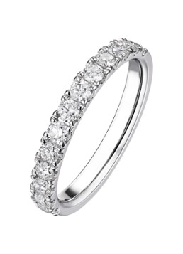 Diamond Point Dames Witgouden ring 0.76 ct diamant Wedding in de kleur Witgoud