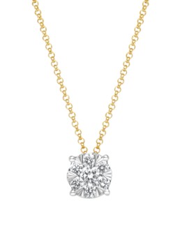 Diamond Point Dames Gouden hanger, 0.37 ct diamant, Enchanted in de kleur Geelgoud