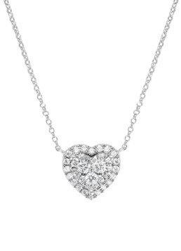Diamond Point Dames Witgouden collier 0.30 ct diamant Enchanted in de kleur Witgoud