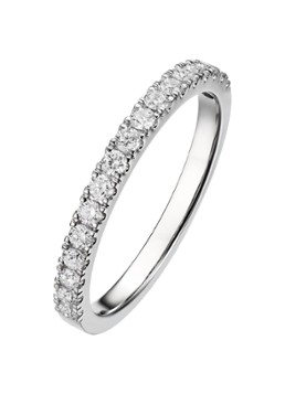 Diamond Point Dames Witgouden ring 0.33 ct diamant Wedding in de kleur Witgoud