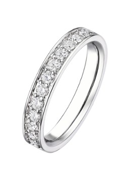 Diamond Point Dames Witgouden ring 0.50 ct diamant Wedding in de kleur Witgoud