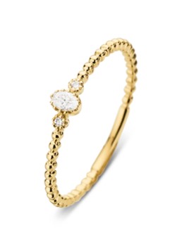 Diamond Point Dames Geelgouden ring 0.07 ct diamant Joy in de kleur Goud
