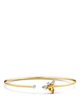Diamond Point Dames Geelgouden armband 0.71 ct citrien Queen Bee in de kleur Geelgoud
