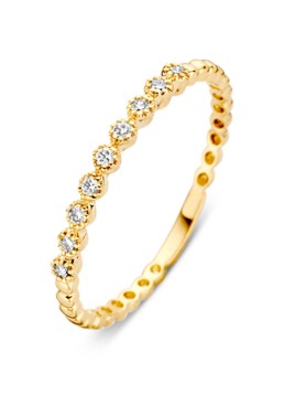 Diamond Point Dames Geelgouden ring 0.09 ct diamant Joy in de kleur Goud
