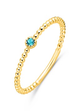 Diamond Point Dames Geelgouden ring 0.04 ct london topaas Joy in de kleur Geelgoud