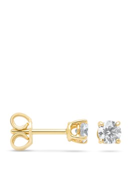 Diamond Point Dames Geelgouden ring, 0.20 ct diamant, Starlight in de kleur Geelgoud
