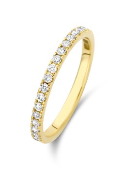Diamond Point Dames Geelgouden ring 0.26 ct diamant Wedding in de kleur Geelgoud