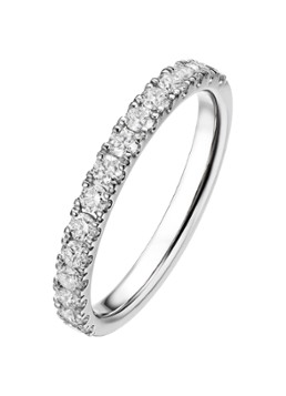 Diamond Point Dames Witgouden ring 0.52 ct diamant Wedding in de kleur Witgoud