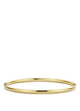Diamond Point Dames Geelgouden bangle (M) Timeless Treasures in de kleur Geelgoud