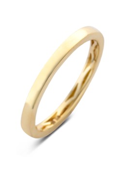 Diamond Point Dames Ring Ensemble van 14 karaat geelgoud in de kleur Goud