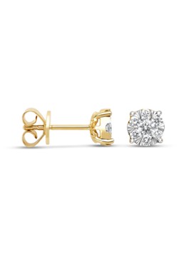 Diamond Point Dames Gouden oorsieraden, 0.45 ct diamant, Enchanted in de kleur Geelgoud