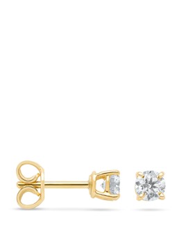 Diamond Point Dames Geelgouden ring, 0.20 ct diamant, Starlight in de kleur Geelgoud