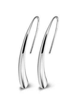 Casa Jewelry Dames Bender S oorhangers van zilver in de kleur Zilver