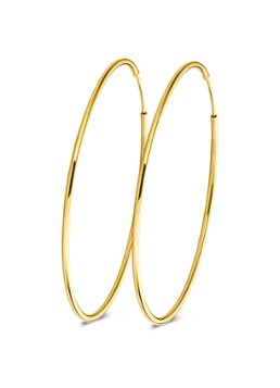 Casa Jewelry Dames DMC L oorringen verguld in de kleur Goud
