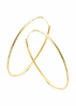 Casa Jewelry Dames Tuscana 30 oorringen verguld in de kleur Goud