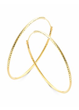 Casa Jewelry Dames Tuscana 50 oorringen verguld in de kleur Goud