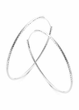 Casa Jewelry Dames Tuscana oorringen van zilver in de kleur Zilver