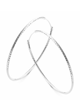 Casa Jewelry Dames Tuscana oorringen van zilver in de kleur Zilver