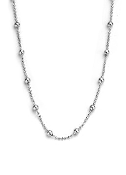 Casa Jewelry Dames Combi Balls ketting van zilver in de kleur Zilver