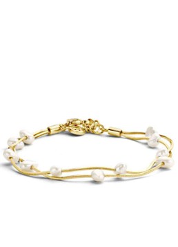 Casa Jewelry Dames Tahiti armband met parel in de kleur Goud