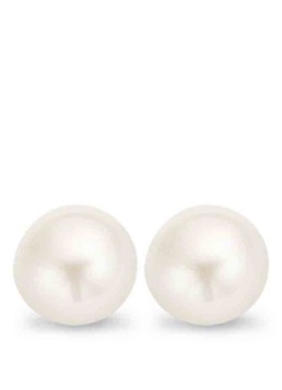 Casa Jewelry Dames Tahiti oorknopjes met parel in de kleur Zilver