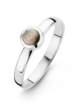 Casa Jewelry Dames Pom Grey ring van zilver in de kleur Zilver