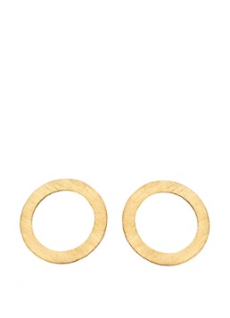 Casa Jewelry Dames Lola oorknopjes verguld in de kleur Goud