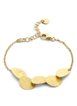 Casa Jewelry Dames Sugarbowl armband verguld in de kleur Goud