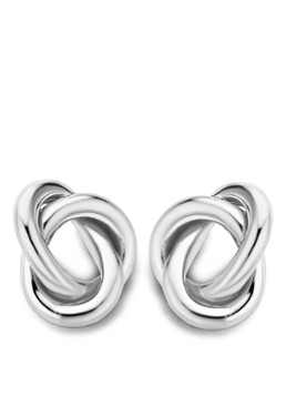 Casa Jewelry Dames Merino oorknopjes van zilver in de kleur Zilver
