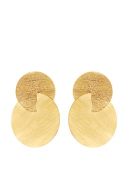 Casa Jewelry Dames Laura oorhangers verguld in de kleur Goud