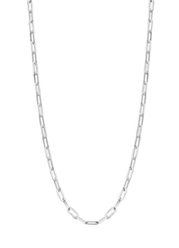 Casa Jewelry Dames Paperclip ketting van zilver in de kleur Zilver