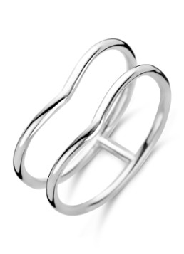 Casa Jewelry Dames Birds ring van zilver 52 in de kleur Zilver