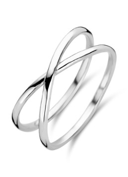Casa Jewelry Dames Xoxo ring van zilver 54 in de kleur Zilver