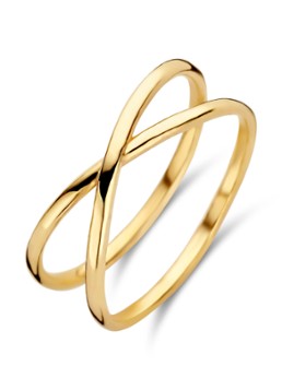 Casa Jewelry Dames Xoxo ring verguld in de kleur Goud