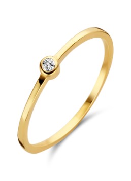 Casa Jewelry Dames Gemma ring verguld in de kleur Goud