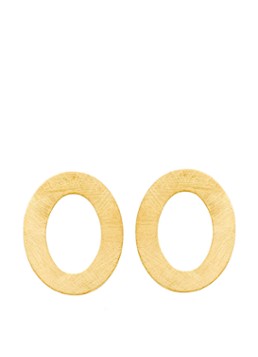Casa Jewelry Dames Lola oorstekers verguld in de kleur Goud