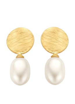 Casa Jewelry Dames Diana oorstekers verguld in de kleur Goud